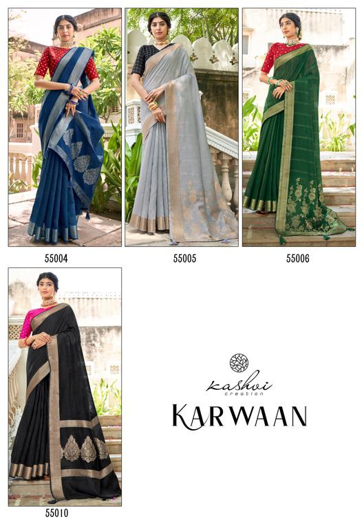 Kashvi Karwaan Festive Wear Wholesale Saree Collection